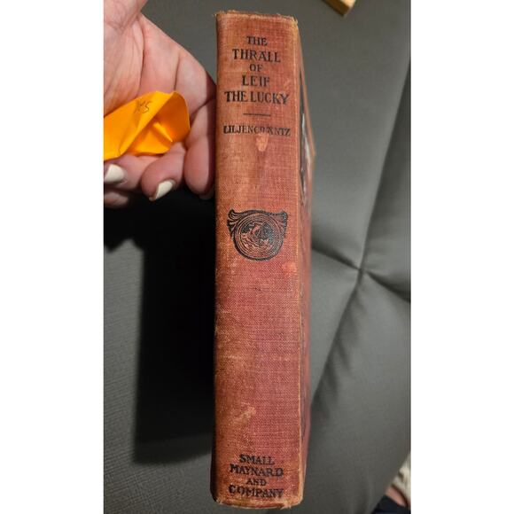 1902 The Thrall of Leif the Lucky Otillie Liljencrantz Hardcover 1st Ed Viking - Picture 2 of 8